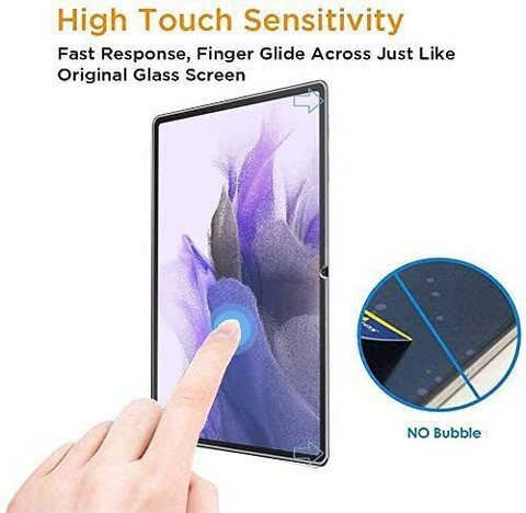 Proelite Tempered Glass Guard for Samsung Galaxy Tab S9 FE Plus/S10 Plus  inch Premium Tempered Glass Screen Protector