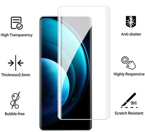 GDBUY Tempered Glass Guard for Motorola Edge 50 Ultra, Moto Edge
