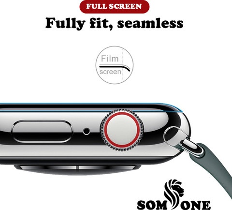 SOMTONE Edge To Edge Tempered Glass for Garmin Forerunner 745 SMARTWATCH  SCREEN GUARD