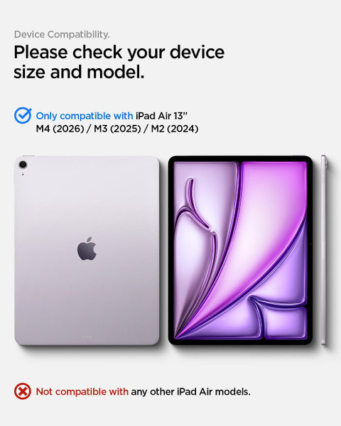 Spigen Tempered Glass Guard for iPad Air 13 inch M4 (2026), iPad