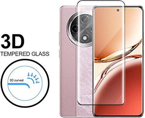 GORILLA FIVE FLEXII Tempered Glass Guard for Premium UV Tempered Glass for  Oppo F27 Pro+ 5G Inch Full Adhesive Curved Crystal Clear