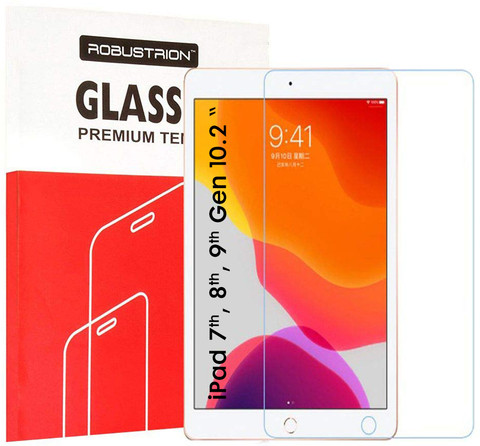 Robustrion Tempered Glass Guard for Apple iPad 8th Gen inch