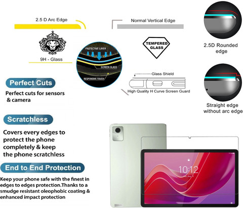 A-Allin1 Tempered Glass Guard for Lenovo Tab M11 11 inch