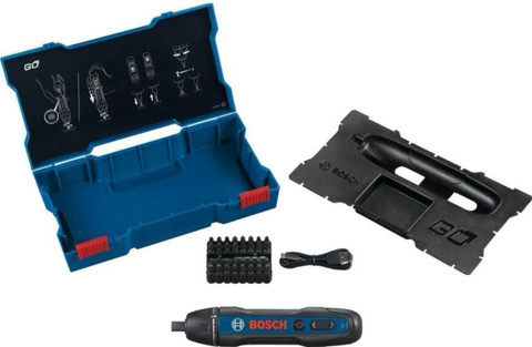 BOSCH GO Professional Cordless Screwdriver Kit 33 piece Bit