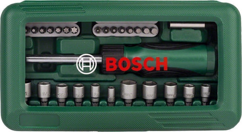 Bosch 46 Piece Screwdriver Set (Black and Silver) Price in India