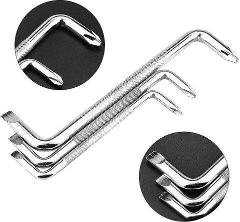 AASONS AASONS 3pc Z-Type Offset Screwdriver Set Double Ended