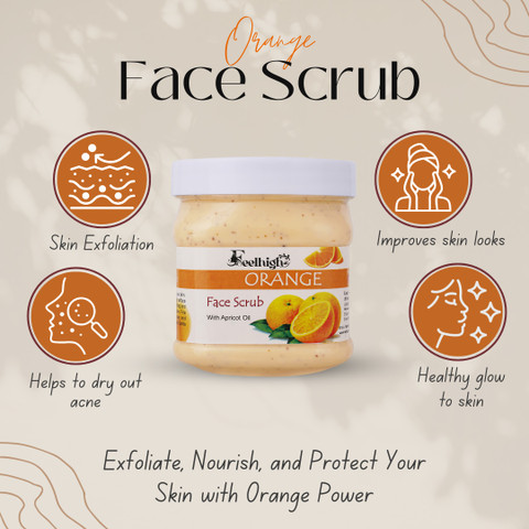 feelhigh Face and Body Orange Scrub and Aloe Vera Scrub For feelhigh Face and Body Orange Scrub and Aloe Vera Scrub For
