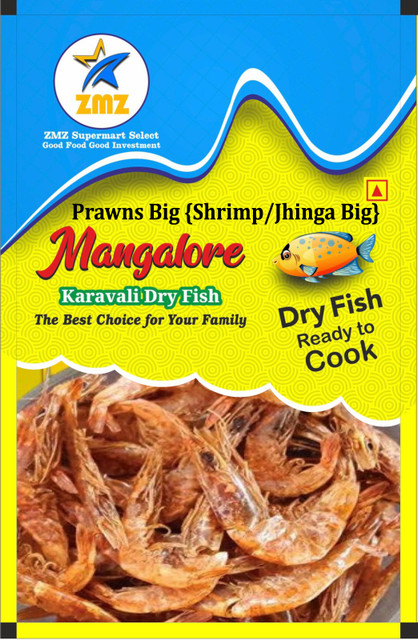 zmz Dry Fish Dry Prawns (Big) 200gm Clean Price in India - Buy zmz