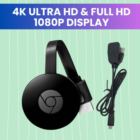 Clairbell Chromecast Ultra 4K (Streaming Device) with HDR and Fast