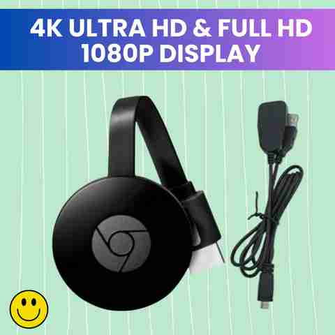 Clairbell Chromecast Ultra 4K Streaming Device with HDR and Fast