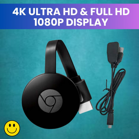Clairbell Chromecast Ultra 4K Streaming Device with HDR and Fast