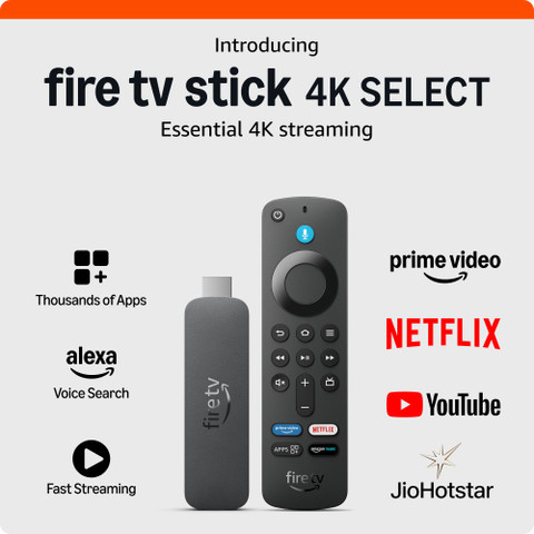 Firetv New model stick streaming in 4K Alexa voice search, lacs of