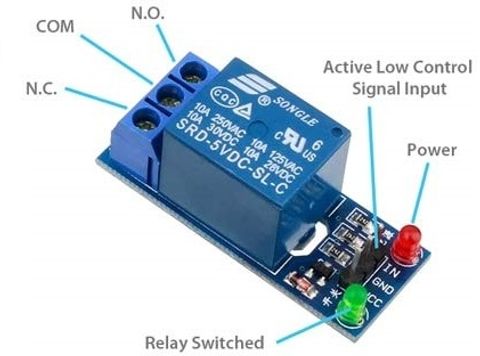 ERH India 1 Set IR Sensor 3 Pin Module with Single Channel Relay Module ...