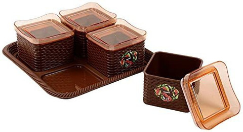 NAYASA Nayasa Dry Fruit Container 540 ml, Pc Containers with