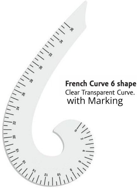 Tailor Pattern Scale Artonezt Tailoring Tools: Pattern Curve, Gridding Scale, French ...