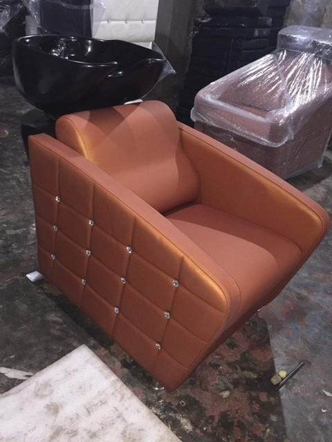 Salonx Leather Salon/Barber Beauty Parlour Shampoo Chair