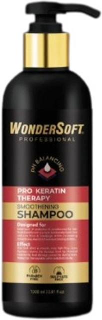 Wondersoft Professional PH Balancing Pro Keratin Smoothening Shampoo  Sulphate Paraben Free
