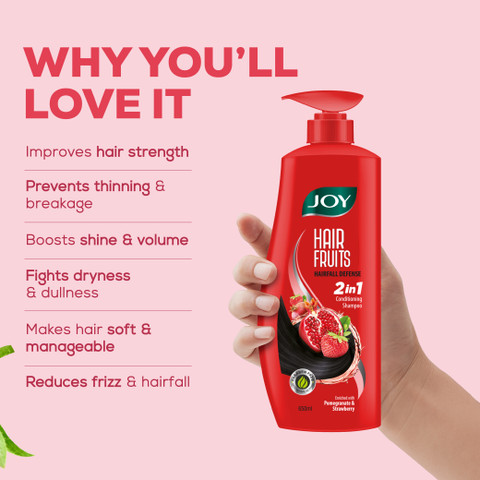 Joy Hairfall Defence Conditioning Shampoo' Promotes Hair Growth