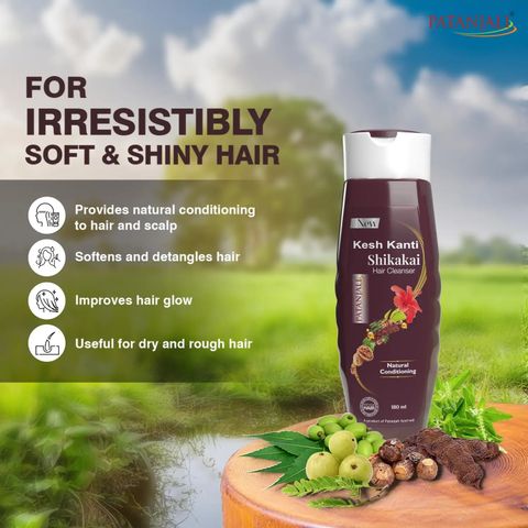 PATANJALI Kesh Kanti Shikakai Hair Shampoo 180Ml 2Pcs - Price in