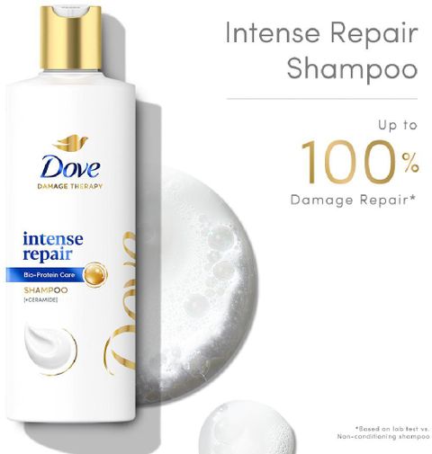 DOVE Intense Repair Shampoo (180 ml) - Image 4