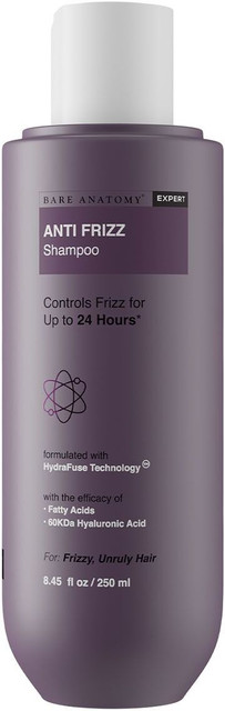 BARE ANATOMY Anti Frizz Shampoo for Smooth, Shiny Hair with
