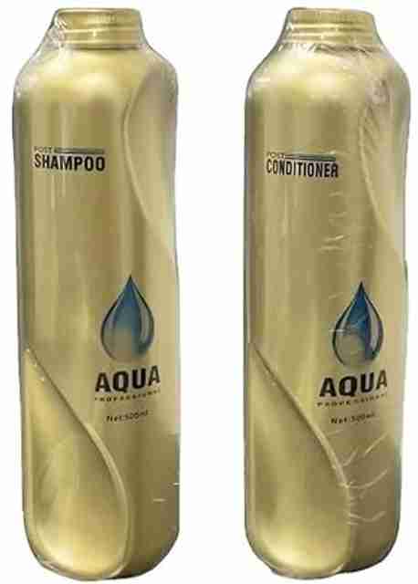 シャンプー Aqua AQUA PROFESSIONAL GOLD SHAMPOO AND CONDITIONER (500ML+500ML) Price