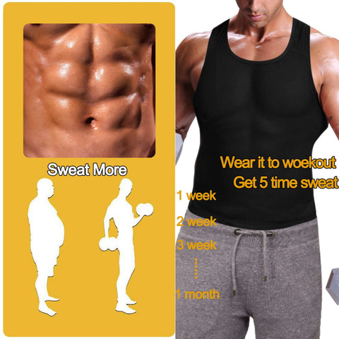 Body Shaper Wearing A Sauna Vest All Day Speginic Sweat Sauna