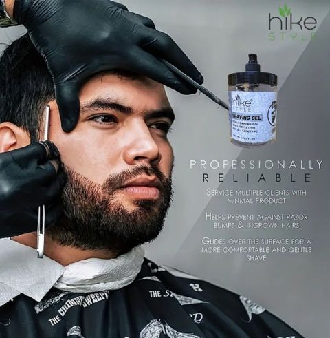 HIKE STYLES Shaving Gel Transparent 1Kg , Non Foaming Shaving Gel With Pump 1000ml (AQUA) (1000 ml) - Image 5