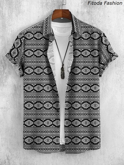 fitoda fashion Men Printed Casual Multicolor Shirt