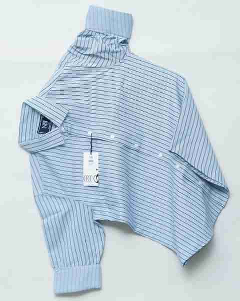 N AND J Men Regular Fit Striped Spread Collar Casual Shirt - Image 4