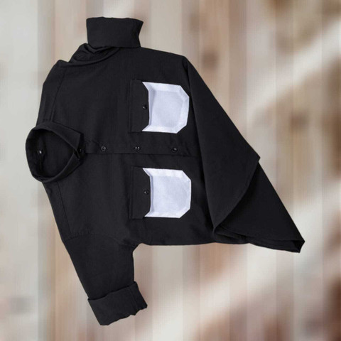 New4u creation Men Solid Casual Black Shirt