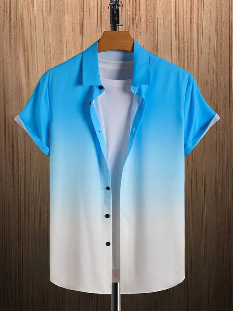 fitoda fashion Men Color Block Casual Multicolor Shirt