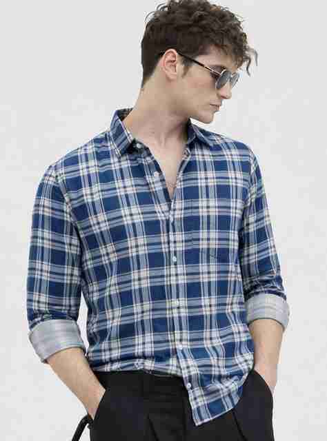 Jai Textiles Men Slim Fit Striped Mandarin Collar Casual Shirt - Image 5