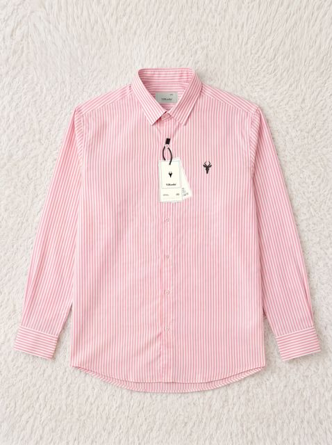 vdlooks Men Regular Fit Striped Spread Collar Casual Shirt - Image 6