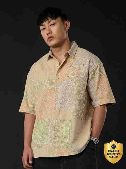 The Souled Store Men Oversized Printed Casual Shirt - Image 4