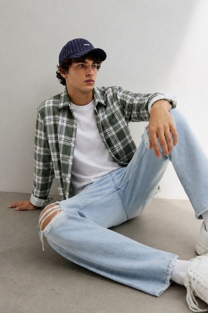 RODEIZ Men Slim Fit Checkered Casual Shirt - Image 6