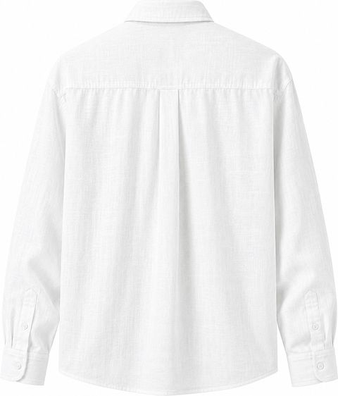 MENHILLS Men Boxy Fit Solid Spread Collar Casual Shirt - Image 5