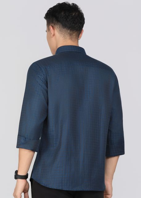 PROVOGUE Men Slim Fit Checkered Casual Shirt - Image 8