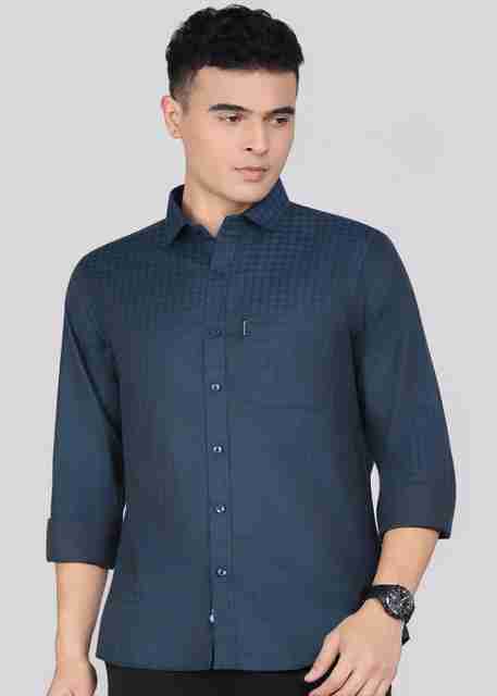 PROVOGUE Men Slim Fit Checkered Casual Shirt - Image 5