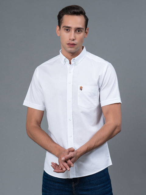 White Jeans Red Shirt For Men Casual White Pant Combination Shirt