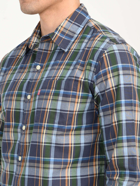 LEVI'S Men Checkered Casual Multicolor Shirt - Buy LEVI'S Men