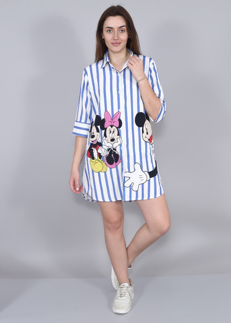 Rkk Collection Women Striped, Printed Casual Multicolor Shirt