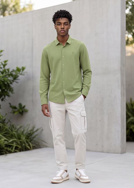 KILLER Men Slim Fit Solid Casual Shirt - Image 6