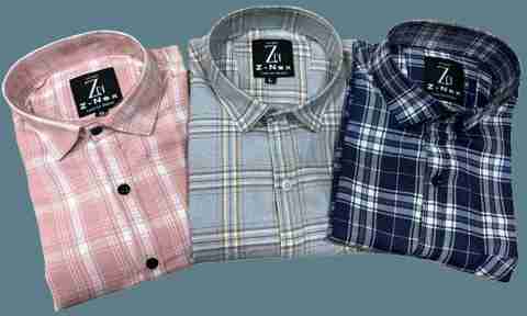 Z-NEX Men Checkered Casual Multicolor Shirt - Buy Z-NEX Men