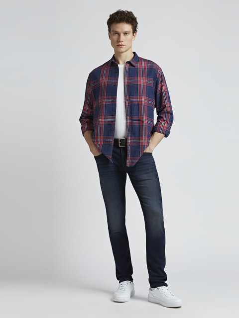 Pepe Jeans Men Checkered Casual Red Shirt Buy Pepe Jeans Men