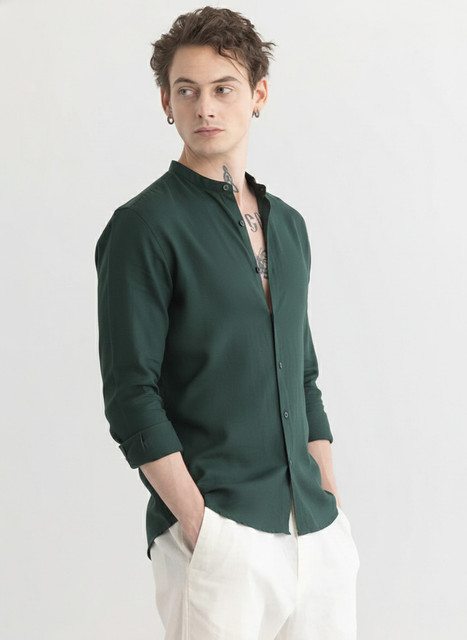 S-LINE Men Printed Formal Dark Green Shirt - Buy S-LINE Men Printed Formal  Dark Green Shirt Online at Best Prices in India | Flipkart.com