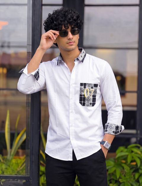 VION WEAR Men Regular Fit Printed Spread Collar Party Shirt - Image 4