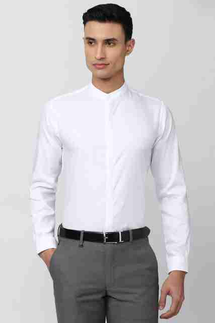 PETER ENGLAND Men Solid Formal White Shirt Buy PETER ENGLAND Men