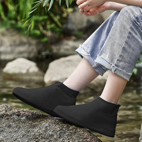 DIOXIT Waterproof Silicone Shoes Covers and Reusable Rain Boots