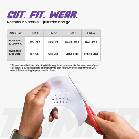 SNEAKARE Shoe Crease Protector Shoe Crease Guard Decreaser Lite, Large  PU Toe Regular Shoe Insole